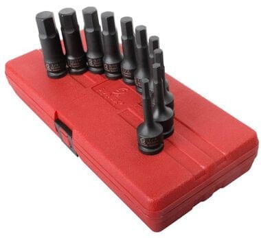 Centerline Dynamics Sunex Tools Sunex Tools 2638 10 PC. 1/2" Drive 1/4"-3/4" SAE Impact Hex Drive Set