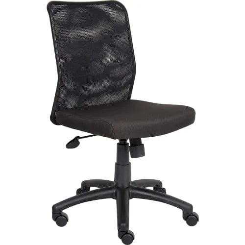 Centerline Dynamics Task & Desk Chairs Budget Task Chair - Fabric Seat with Mesh Back - Black