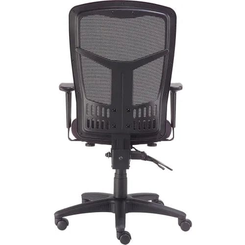 Centerline Dynamics Task & Desk Chairs Mesh Office Chair with High Back & Adjustable Arms, Fabric, Black