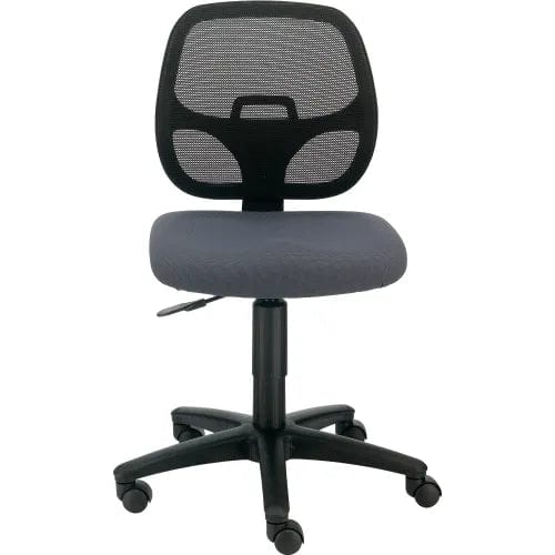 Centerline Dynamics Task & Desk Chairs Mesh Office Chair With Mid Back, Fabric, Gray