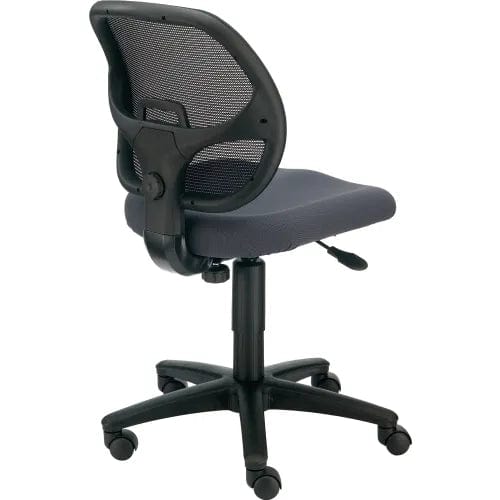Centerline Dynamics Task & Desk Chairs Mesh Office Chair With Mid Back, Fabric, Gray