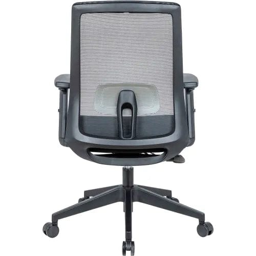 Centerline Dynamics Task & Desk Chairs Mesh Task Chair with Seat Slider, Fabric, Black