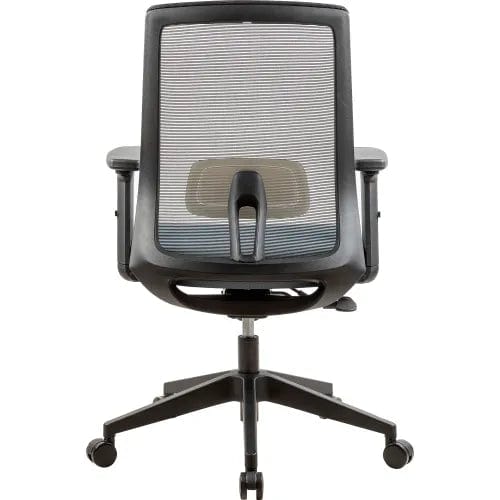 Centerline Dynamics Task & Desk Chairs Mesh Task Chair with Seat Slider, Fabric, Ocean Blue