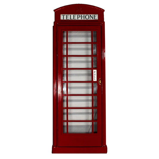 Centerline Dynamics Telephone Booth British Red Telephone Booth Box Door Front Cast No Rust Aluminum English Style