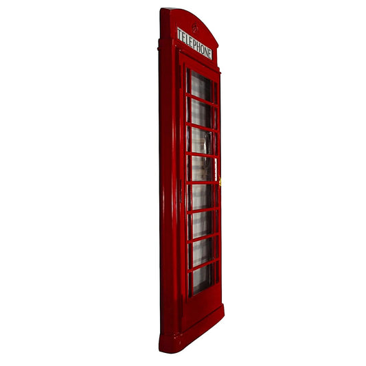 Centerline Dynamics Telephone Booth British Red Telephone Booth Box Door Front Cast No Rust Aluminum English Style