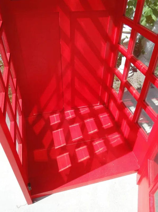 Centerline Dynamics Telephone Booth British Red Telephone Phone Box Booth Wood Old Replica English London