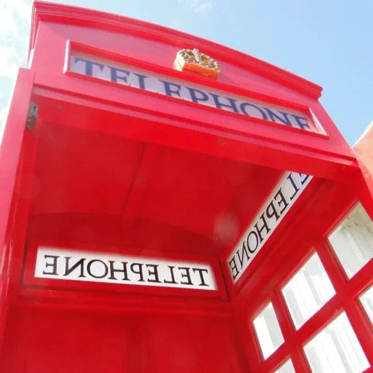 Centerline Dynamics Telephone Booth British Red Telephone Phone Box Booth Wood Old Replica English London