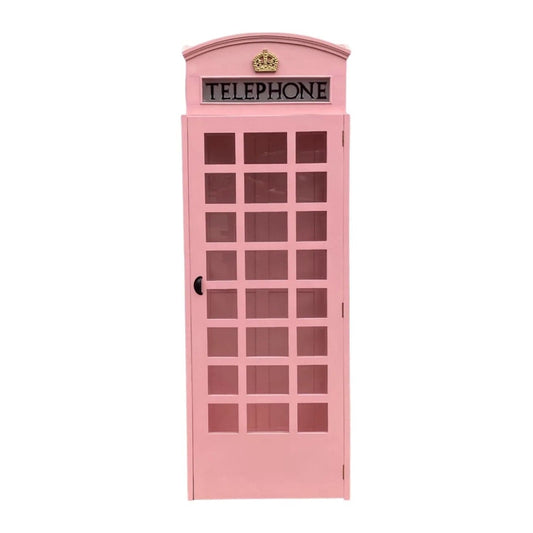 Centerline Dynamics Telephone Booth Pink British Wood Telephone Phone Box Booth English Like Cast Iron Style