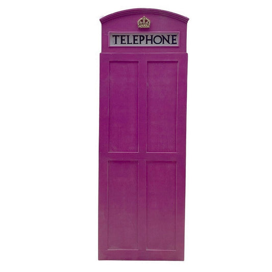 Centerline Dynamics Telephone Booth Red Hot Pink British Wood Telephone Phone Booth English Like Cast Iron