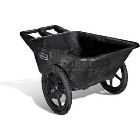 Centerline Dynamics Tilt Trucks Rubbermaid® Big Wheel® 5642 Black Utility Agriculture, Nursery & Farm Cart