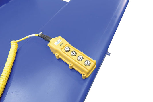 Centerline Dynamics Tilters Vestil Steel Electric Hydraulic Ground Lift Table with Tilt 44 In. x 52 In. 4000 Lb. Capacity