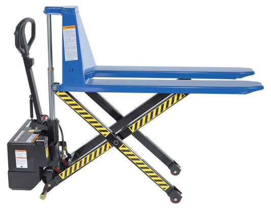 Centerline Dynamics Tote Lifters Vestil Steel DC Powered Tote Lift 62-3/4 In. x 20-1/2 In. x 46-1/2 In. 3000 Lb. Capacity
