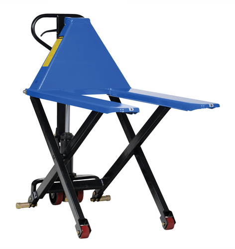 Centerline Dynamics Tote Lifters Vestil Steel Hand Pump Tote Lift 58 In. x 27 In. x 50 In. 3000 Lb. Capacity