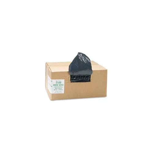 Centerline Dynamics Trash & Recycling Black Recycled Can Liners - 55 to 60 Gallon, 1.25 Mil, 100/Case