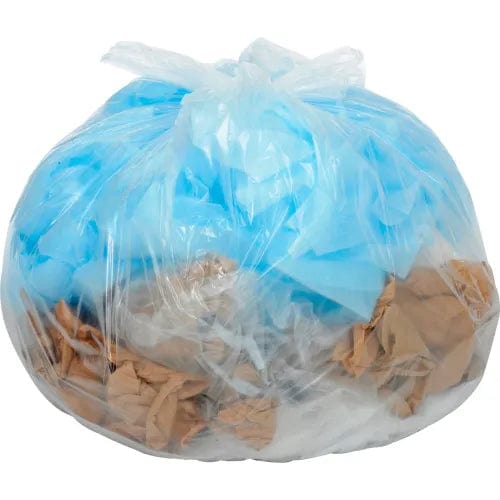 Centerline Dynamics Trash & Recycling Heavy Duty Clear Trash Bags - 40-45 Gal, 1.4 Mil, 100 Bags/Case