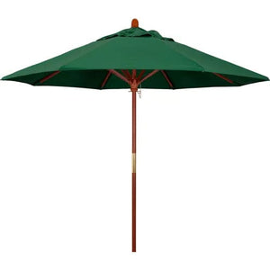 California Umbrella 9' Patio Umbrella - Olefin Hunter Green