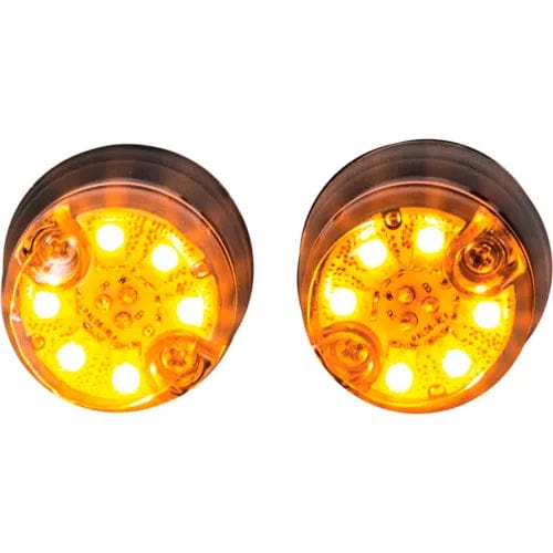 25 Foot Amber Push-On Hidden Strobe Kit With In-Line Flashers With 6 L ...