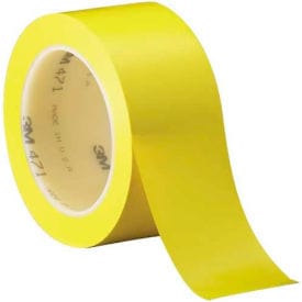 Centerline Dynamics Vinyl Tape Solid Vinyl Tape Yellow 471 2" x 36 Yds 5.2 Mil - 3/PACK