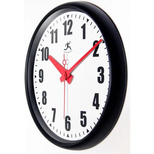 Centerline Dynamics Wall Clocks 15" Round Impact Wall Clock - Black