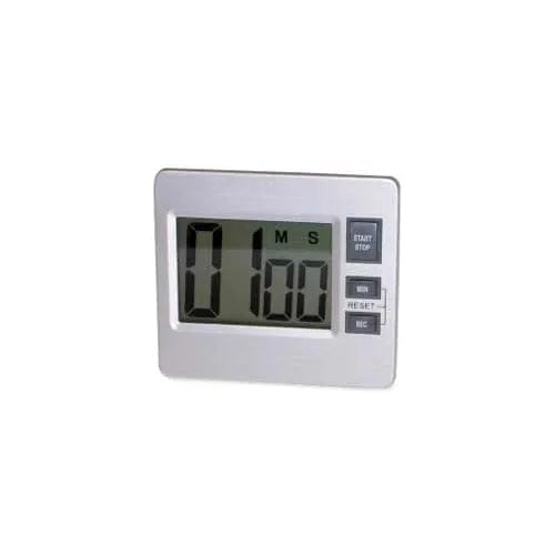 Centerline Dynamics Wall Clocks Tatco Desktop Digital Timer, Silver/Black