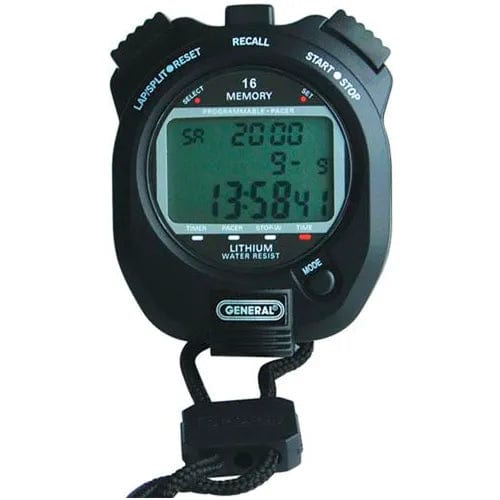 Centerline Dynamics Wall Clocks Three Line Stopwatch