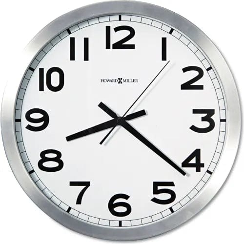 Centerline Dynamics Wall Clocks With a silver case, this stylish clock delivers a classic feel with modern precision. Large, high-contrast dial. Flat rim lens prevents glare.