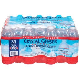 Centerline Dynamics Water Crystal Geyser® Alpine Spring Water, 16.9 Oz Bottle, 35/case, 54 Cases/pallet
