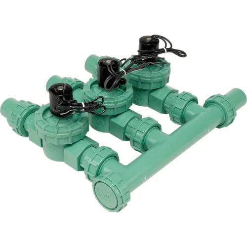 Centerline Dynamics Watering & Irrigation Orbit® 3-Valve Heavy Duty Preassembled Manifold, 57253