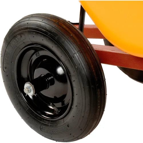 Centerline Dynamics Wheelbarrows & Garden Carts Ames RP810 8 Cubic Foot Poly Wheelbarrow With Dual Wheels
