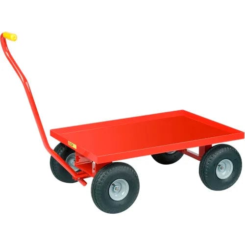 Centerline Dynamics Wheelbarrows & Garden Carts Little Giant® Nursery Wagon Truck LW-2436-10P - Steel Deck - 10 x 3.50 Rubber Wheel