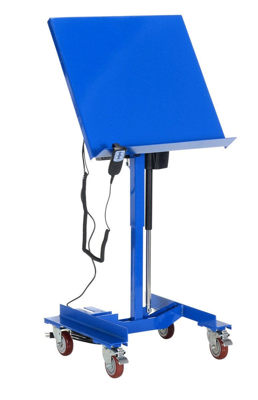 Centerline Dynamics Work Positioners Vestil Steel Linear Actuated Tilt Table 24 In. x 24 In. 300 Lb. Capacity