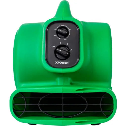 Mini Air Mover With Daisy Chain & 3 Hour Timer, 3 Speed, 1/5 HP, 800 CFM